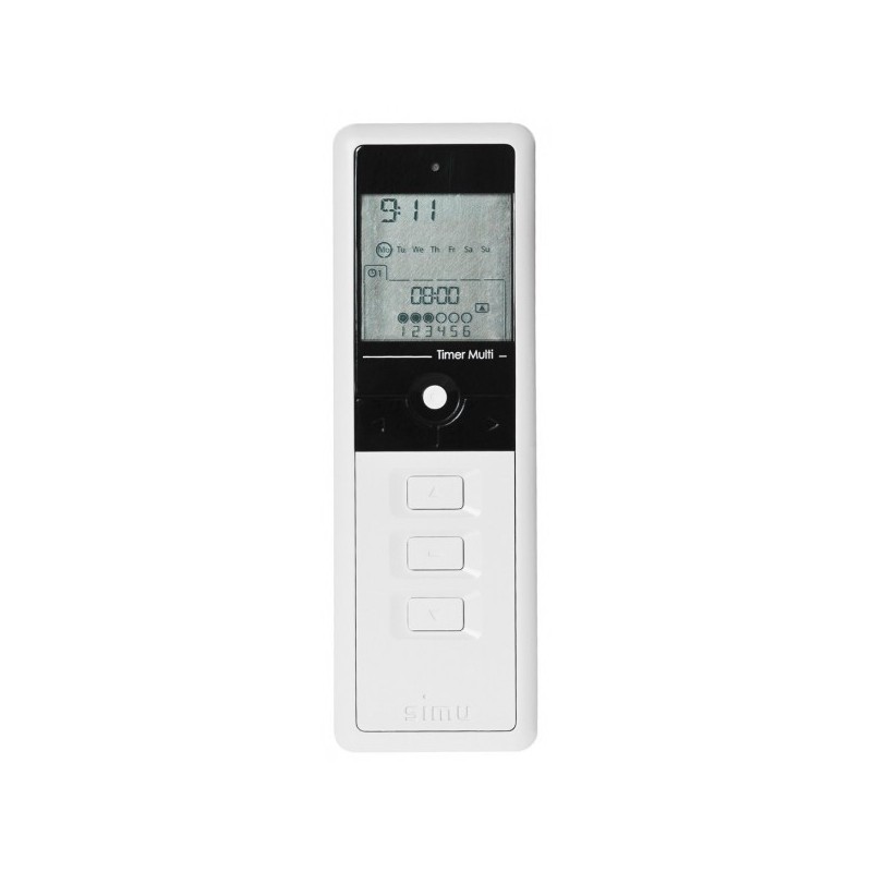 Télécommande SIMU TIMER Multi 6 canaux blanc