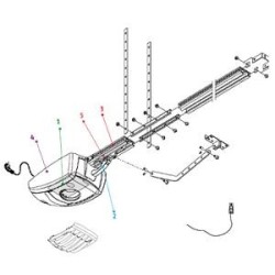 Boitier électronique SOMFY RTS pour GDK3000/4000