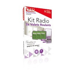 KIT RADIO CENTRALISATION 3 VOLETS ROULANTS YOKIS