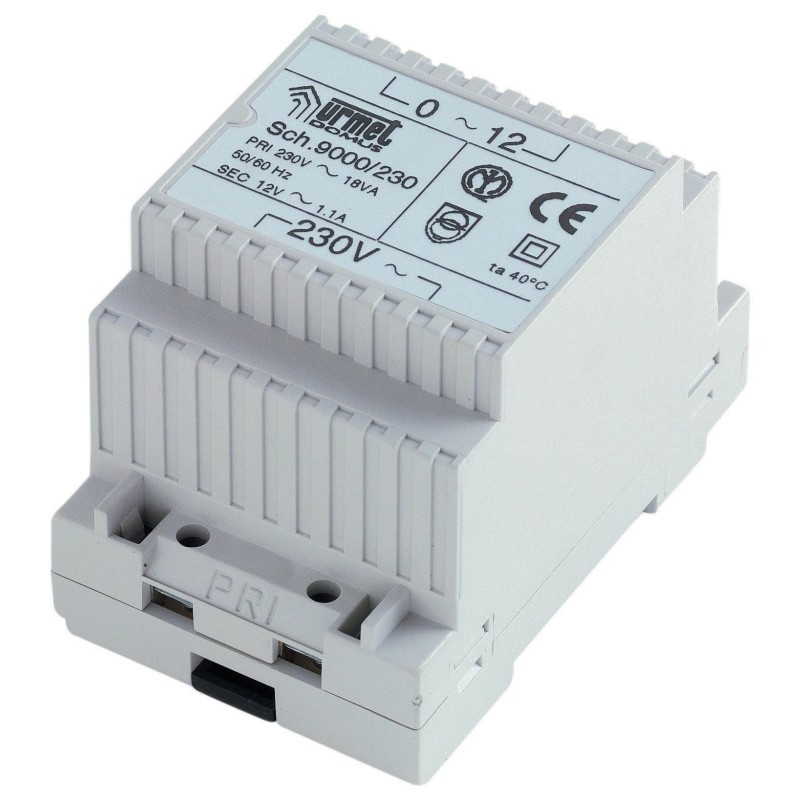 ALIMENTATION 12VCA - 18VA 3 modules URMET