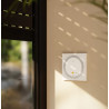 Commande murale radio SOMFY Amy® Sun protect io 1 cadre
