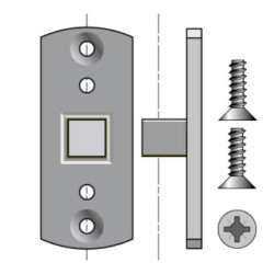 CARRE RAPPORTE D.50 trou vertical