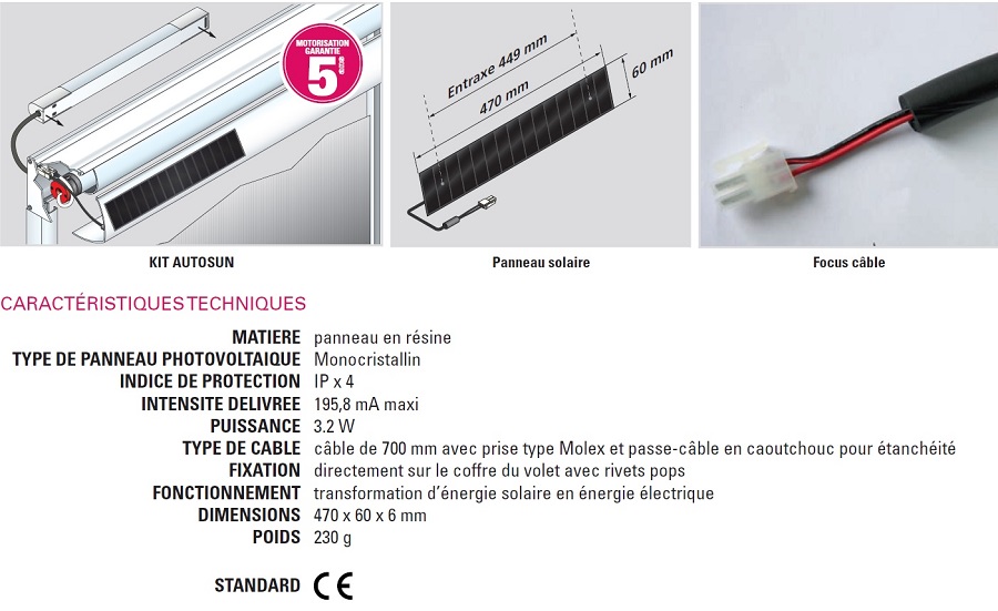 Volet roulant solaire : avantages et caractéristiques