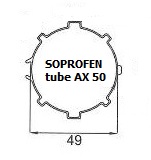 adaptation Somfy tube Soprofen AX50